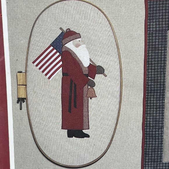 Country Appliques Olde Santa Series 2 Folk-Art Santa Designs Quilt Pattern CA-40 - Picture 2 of 9